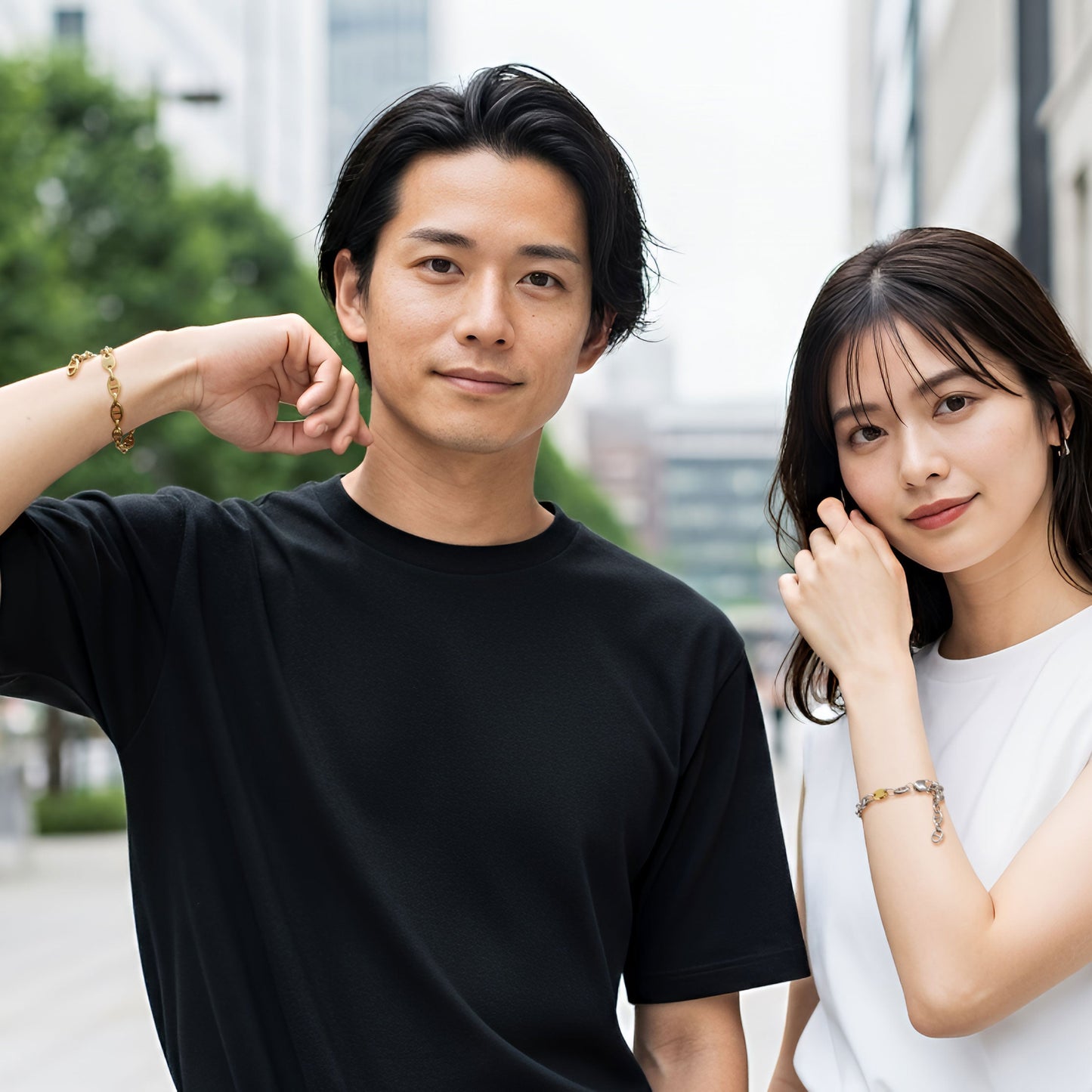 Alavel 選べる アンカーチェーンブレスレット 二本セット販売 PLEO APA0610