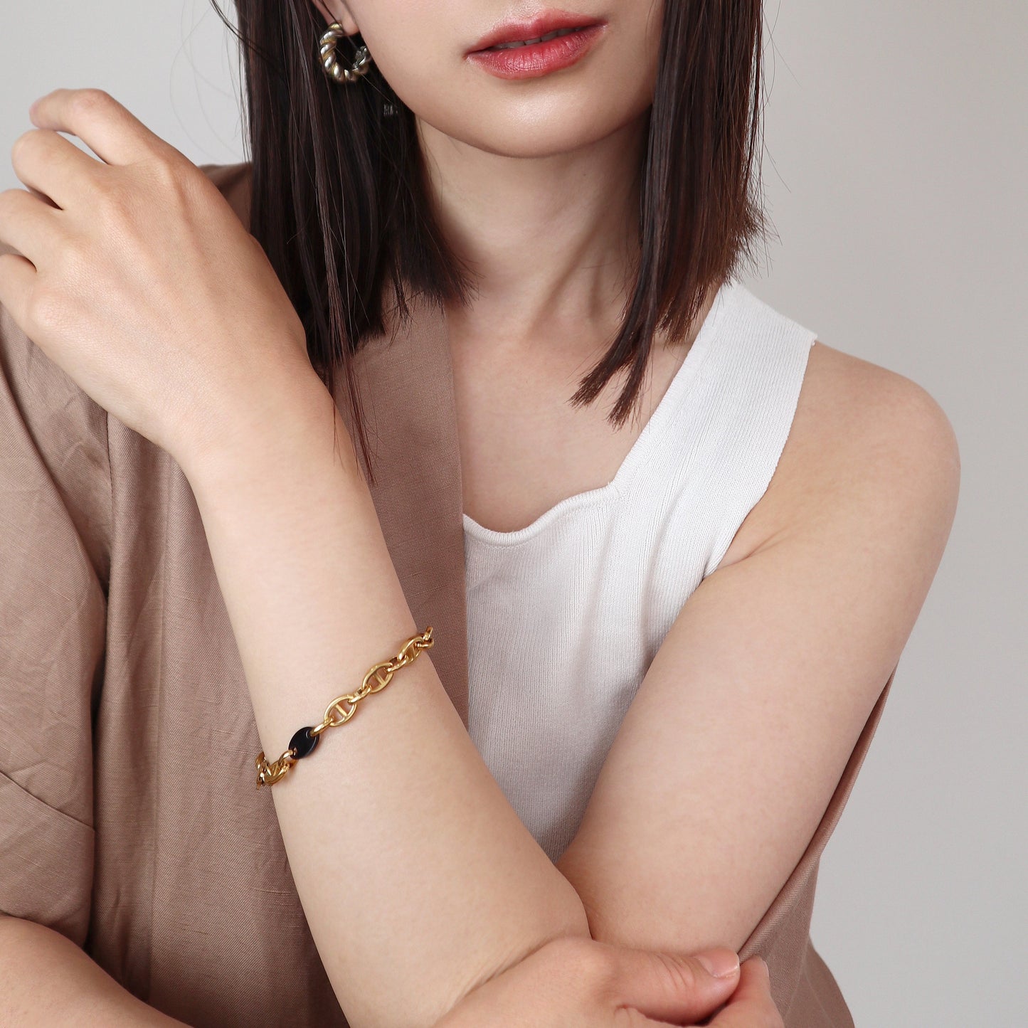 Alavel 選べる アンカーチェーンブレスレット 二本セット販売 PLEO APA0610