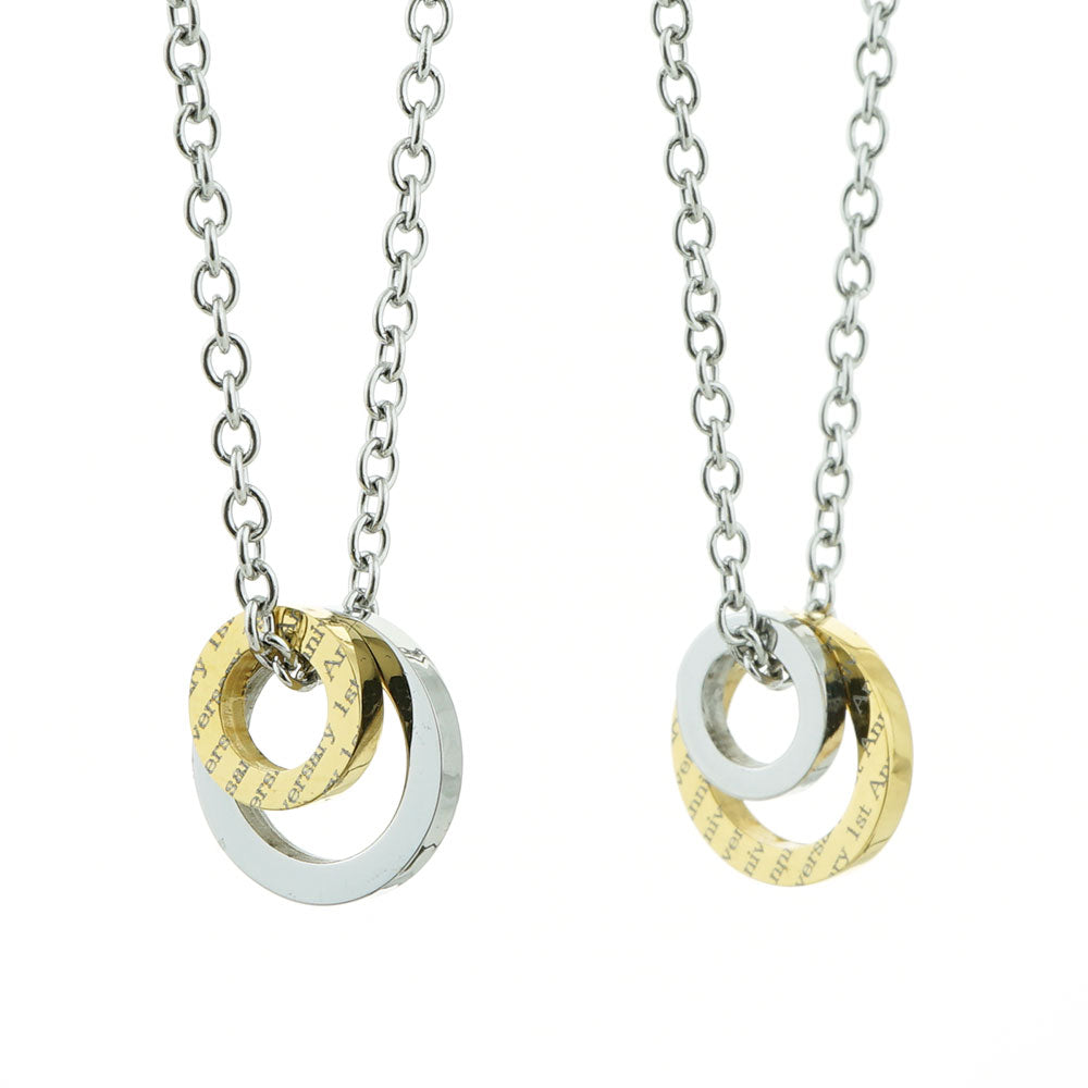 Alavel 選べる チェーン ネックレス ペア販売 2in1 ring APZ0019 APZ0020