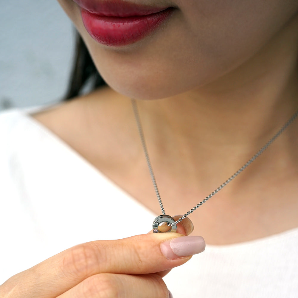 Alavel 選べる 誕生石 マルチ ストーン チューブ ネックレス 単品販売 Multi Stone APP0252