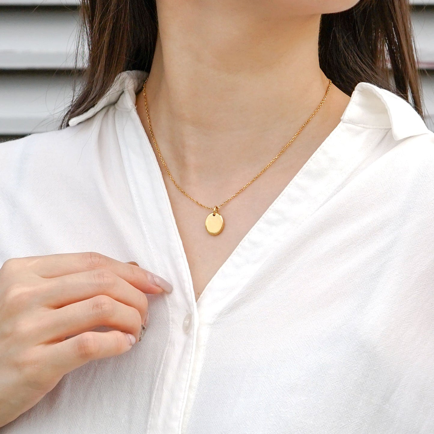 Alavel エラベル ネックレス 単品販売 マルチストーン リバーシブル APP0251 NEH6013