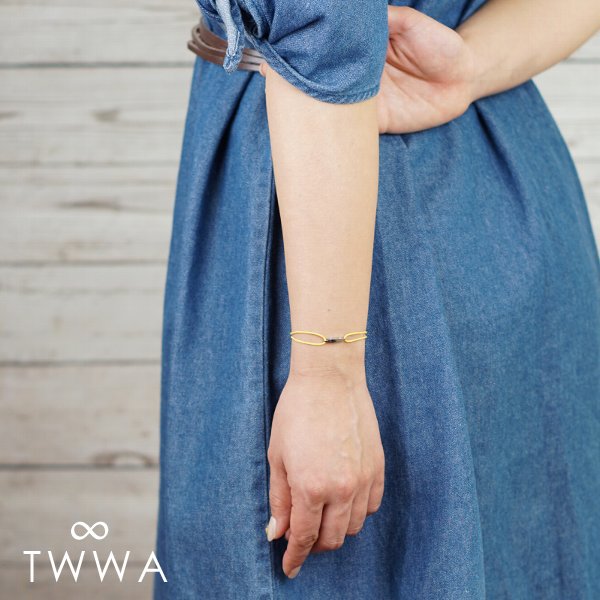Alavel 選べる 誕生石 コード ブレスレット 単品販売 TWWA APB0111
