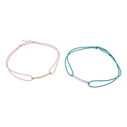 Alavel 選べる コード プレート アンクレット ペア販売 2in1 APB0123