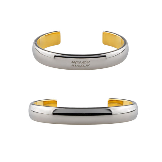Alavel 選べる バングル ペア販売 シンプル 2トーン APB0525-SHGD APB0526-SHGD