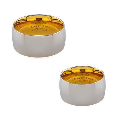 Alavel 選べる リング ペア販売 シンプル 2トーン APR002SHGD