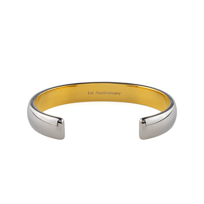 Alavel 選べる バングル ペア販売 シンプル 2トーン APB0525-SHGD APB0526-SHGD