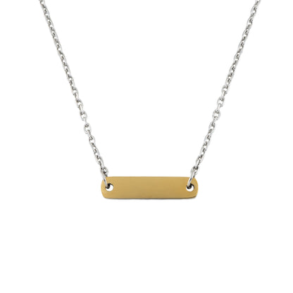 Alavel 選べる プレートネックレス 単品販売 シンプル 2トーン APP0269-SHGD APP0270-SHGD