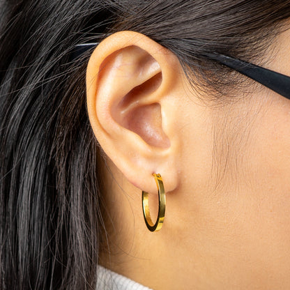 Alavel 選べる フープピアス 遮断機タイプ  スクエアLサイズ両耳分  PUPS012-p