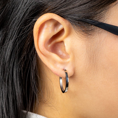Alavel 選べる フープピアス 遮断機タイプ  スクエアLサイズ両耳分  PUPS012-p