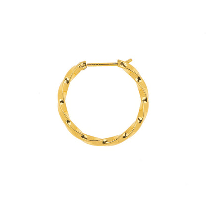 Alavel 選べる フープピアス 遮断機タイプ  ツイスト Lサイズ 両耳分  PUPS015-p