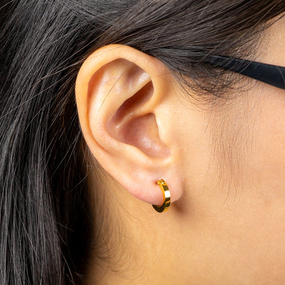 Alavel 選べる フープピアス 遮断機タイプ  スクエア Sサイズ 片耳分 単品販売 PUPS020