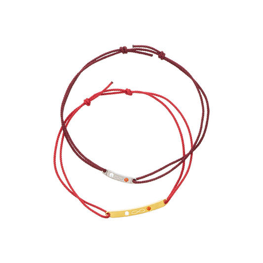 Alavel 選べる 誕生石 コード ブレスレット ペア販売 TWWA APB0111